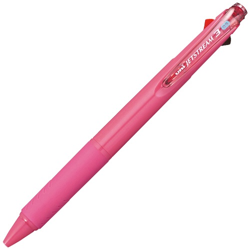 三菱鉛筆　ジェットストリーム　３色ボールペン　０．５ｍｍ　（軸色：ローズピンク）　ＳＸＥ３４０００５．６６　１本1