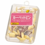 ライオン事務器　カーペットピン　針長さ３４ｍｍ　ベージュ　ＣＳ－Ｐ２１　１箱（３０本）
