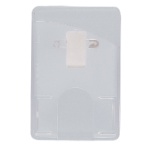ライオン事務器　ＩＤカード用名札　ヨコ型　ハードタイプ　クリップ・安全ピン付　Ｎ－２３２　１個