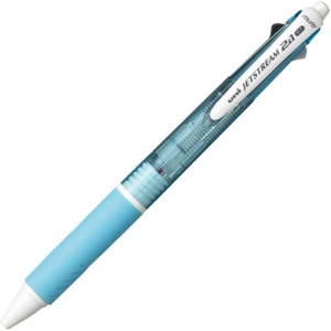 三菱鉛筆　多機能ペン　ジェットストリーム２＆１　０．７ｍｍ　（軸色：水色）　ＭＳＸＥ３５０００７．８　１本1