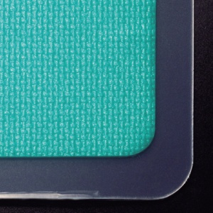 ライオン事務器　デスクマット　再生オレフィン製　光沢仕上　ダブル（グリーンマット付）　１３３５×６２０×１．５ｍｍ　Ｎｏ．３－ＰＲＫ　１枚2