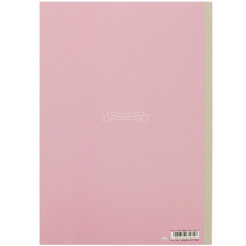サンスター文具　スタディーノートＢ５　みおりんＳｔｕｄｙ　Ｔｉｍｅ　ライトピンク　Ｓ２６３８５９２　１冊2