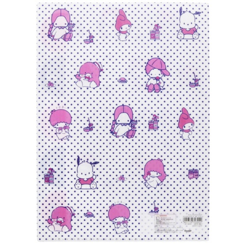 サンスター文具　ダイカットクリアファイル５Ｐ　サンリオキャラクターズ　パーラー　Ｓ２１３５０５１　１冊2