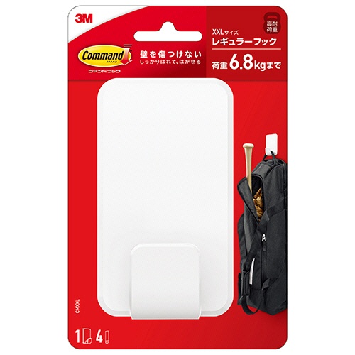 ３Ｍ　コマンドフック　ＸＸＬ　（フック１個＋タブ４枚）　ＣＭＸＸＬ　１パック3