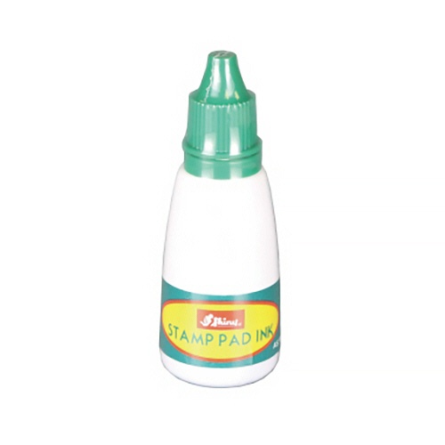 シャイニー　スタンプ補充インク　２８ｍｌ　緑　Ｓ－６５　１本1