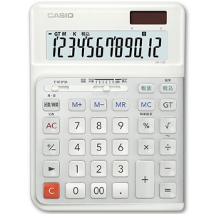 カシオ　人間工学電卓　１２桁　デスクタイプ　ホワイト　ＤＥ－１２Ｄ－ＷＥ－Ｎ　１台1