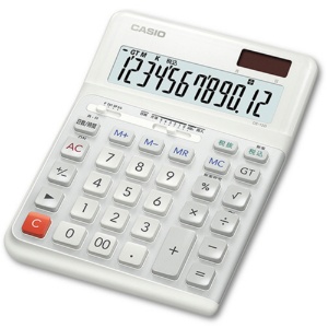 カシオ　人間工学電卓　１２桁　デスクタイプ　ホワイト　ＤＥ－１２Ｄ－ＷＥ－Ｎ　１台2