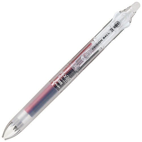 パイロット　多色ゲルインキボールペン　フリクションボール３　スリム　０．３８ｍｍ　（軸色：ノンカラー）　ＬＫＦＢＳ６０ＵＦ－ＮＣ　１本1