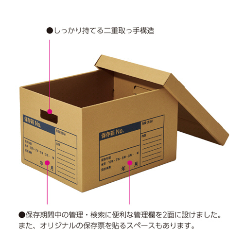たのめーる】コクヨ 文書保存箱(A判ファイル用・強化タイプ