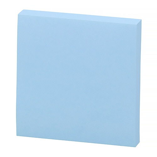 ３Ｍ　ポスト・イット　強粘着ノート　パステルカラー　７５×７５ｍｍ　ブルー　６５４ＳＳ－ＮＢ　１冊2