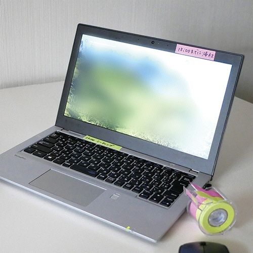 ヤマト　メモック　ロールテープ（強粘着）　蛍光紙　カッター付　１５ｍｍ幅　ローズ＆レモン　ＰＲＫ－１５ＣＨ－ＲＬ　１個3