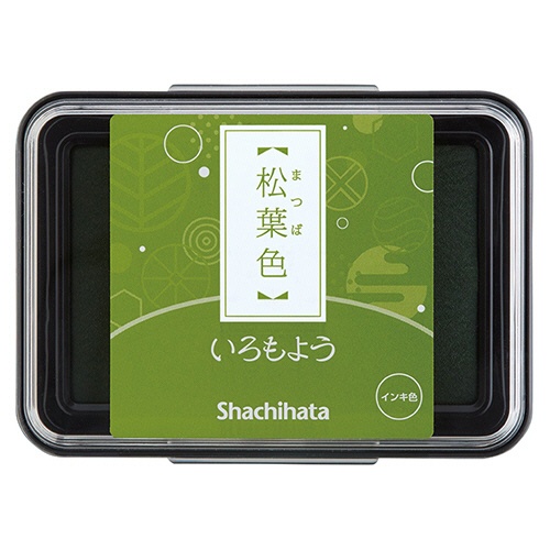 シヤチハタ　いろもよう　スタンプパッド　松葉色（まつばいろ）　ＨＡＣ－１－ＤＹＧ　１個1
