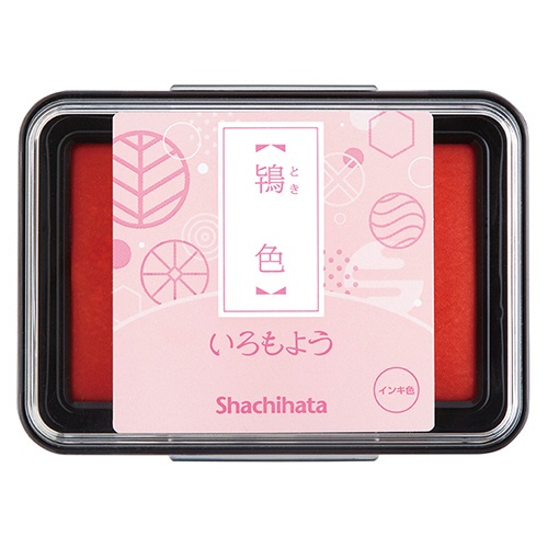 シヤチハタ　いろもよう　スタンプパッド　鴇色（ときいろ）　ＨＡＣ－１－ＰＰ　１個1