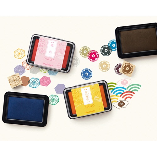 シヤチハタ　いろもよう　スタンプパッド　鴇色（ときいろ）　ＨＡＣ－１－ＰＰ　１個2