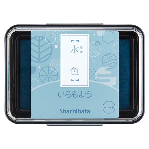 シヤチハタ　いろもよう　スタンプパッド　水色（みずいろ）　ＨＡＣ－１－ＰＢ　１個1