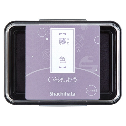 シヤチハタ　いろもよう　スタンプパッド　藤色（ふじいろ）　ＨＡＣ－１－ＰＶ　１個1