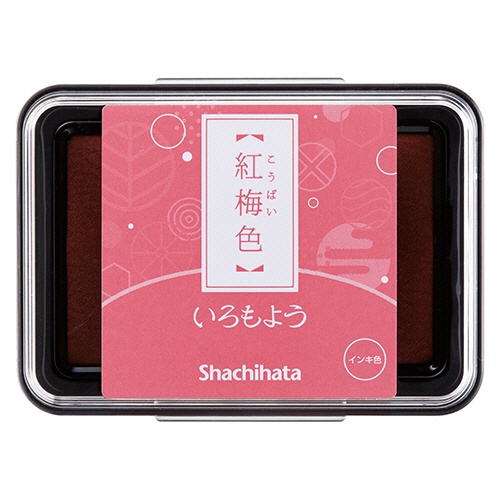 シヤチハタ　いろもよう　スタンプパッド　紅梅色（こうばいいろ）　ＨＡＣ－１－ＬＰＰ　１個1