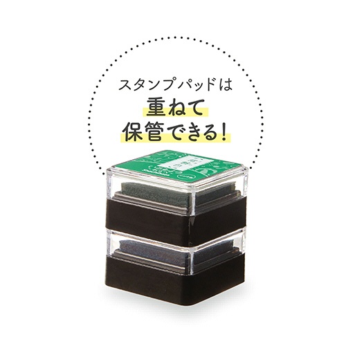 シヤチハタ　いろもよう　わらべ　スタンプパッド　紅色（べにいろ）　ＨＡＣ－Ｓ１－Ｒ　１個5