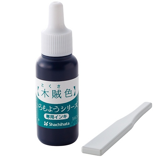 シヤチハタ　いろもようシリーズ　専用インキ　８ｍＬ　木賊色（とくさいろ）　ＳＡＣ－８－ＤＧ／Ｈ　１個1