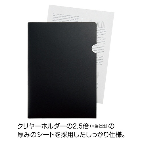 リヒトラブ　Ｎｏｉｒ×ｎｏｉｒ　ソリッドホルダー　Ａ４　Ｆ－５９０４　１枚3
