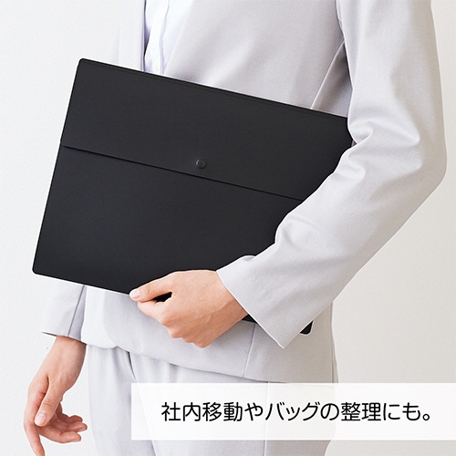 リヒトラブ　Ｎｏｉｒ×ｎｏｉｒ　ポケットホルダー　Ａ４タテ　１０ポケット　Ｆ－５９０７　１冊4
