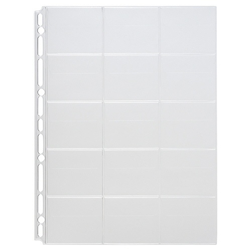 リヒトラブ　ｍｙｆａ　コレクションポケット（ＰＶＣ）　１５ポケット　Ａ４タテ　２・４・３０穴　Ｎ－３３１２　１パック（２枚）2