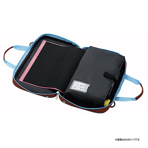 呉竹　書道セット　ＧＡ４５１Ｓ　ブラウン×ライトブルー　ＧＡ４５１－１１　１セット3
