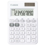 キヤノン　カラフル電卓　ミニミニ卓上　ＬＳ－１００ＷＴ－ＳＷ　１０桁　スノーホワイト　３９４６Ｃ００１　１台