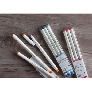 寺西化学　水性カラーペン　ギターペン　プチ　ブラック３色セット（各色１本）　ＧＲＰＴ－３ＢＫ　１パック7