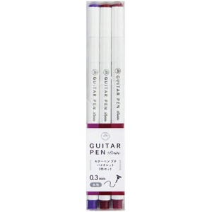 寺西化学　水性カラーペン　ギターペン　プチ　バイオレット３色セット（各色１本）　ＧＲＰＴ－３ＶＩ　１パック1