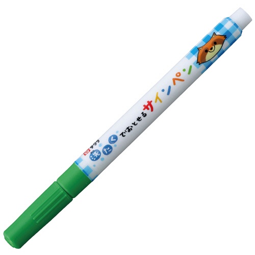 サクラクレパス　洗たくでおとせるサインペン　きみどり　ＭＫ－Ｓ＃２７　１本1
