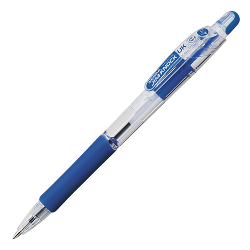 【クリックで詳細表示】ゼブラ 油性ボールペン ジムノックUK 0.7mm 青 BN10-BL 1本 BN10-BL