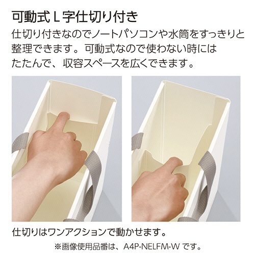 コクヨ　キャリーボックス＜ＮＥＯＳ＞　Ａ４ハーフ　オリーブグリーン　Ａ４ＰＨ－ＮＥＬＦＭ－ＤＧ　１個2