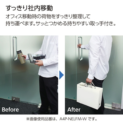 コクヨ　キャリーボックス＜ＮＥＯＳ＞　Ａ４ハーフ　オリーブグリーン　Ａ４ＰＨ－ＮＥＬＦＭ－ＤＧ　１個6