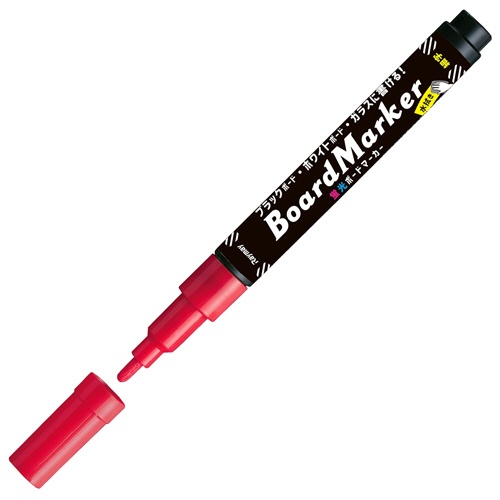 レイメイ藤井　蛍光ボードマーカー　細字　レッド　ＬＢＭ１０４５Ｒ　１本1
