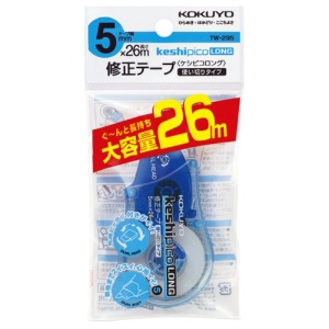 コクヨ　修正テープ（ケシピコロング）　５ｍｍ幅×２６ｍ　青　ＴＷ－２９５　１個3