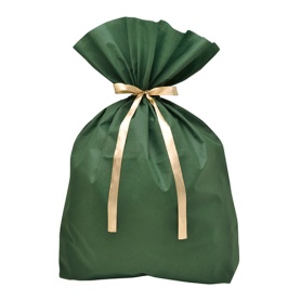 ササガワ　巾着袋　超ＢＩＧ　グリーン　７５０×１０００ｍｍ　５０－３９５２　１枚