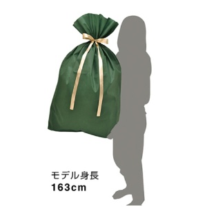 ササガワ　巾着袋　超ＢＩＧ　グリーン　７５０×１０００ｍｍ　５０－３９５２　１枚7