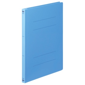 ＴＡＮＯＳＥＥ　フラットファイル（ＰＰ）　Ａ４タテ　１５０枚収容　背幅１７ｍｍ　ブルー　１パック（５冊）