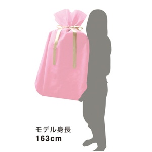 ササガワ　巾着袋　超ＢＩＧ　ピンク　７５０×１０００ｍｍ　５０－３９６２　１枚6