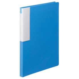 ＴＡＮＯＳＥＥ　レターファイル（ＰＰ）　Ａ４タテ　１２０枚収容　背幅１８ｍｍ　ブルー　１冊