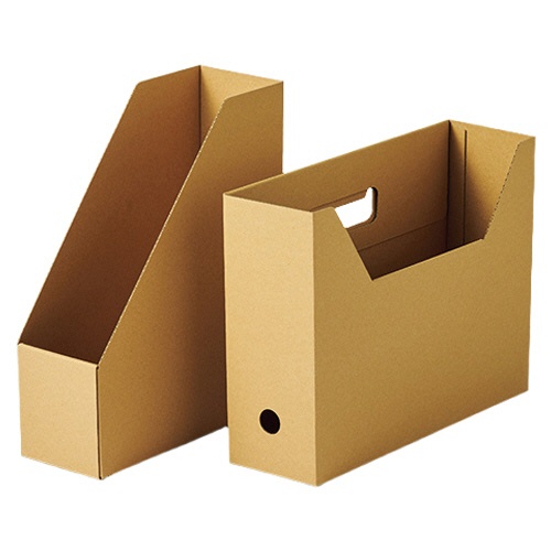 ＴＡＮＯＳＥＥ　ボックスファイル（ナチュラル）　軽量エコタイプ　Ａ４タテ　背幅１００ｍｍ　１パック（５冊）4