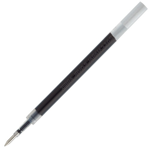ゼブラ　ジェルボールペン替芯　ＪＲＶ－０．５芯　黒　Ｐ－ＲＪＲＶ５－ＢＫ　１本1