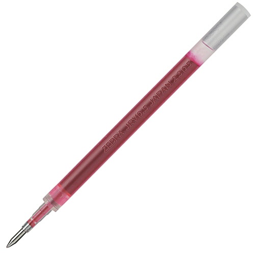 ゼブラ　ジェルボールペン替芯　ＪＲＶ－０．５芯　赤　Ｐ－ＲＪＲＶ５－Ｒ　１本1