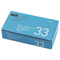 ＴＡＮＯＳＥＥ　ゼムクリップ　特大　３３ｍｍ　シルバー　業務用パック　１箱（１０００本）1