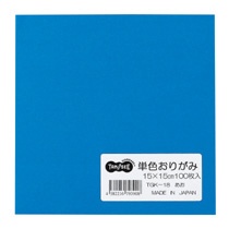 ＴＡＮＯＳＥＥ　単色おりがみ　あお　１パック（１００枚）1