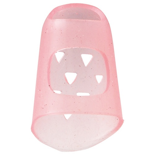 ＴＡＮＯＳＥＥ　シリコンキャップ指サック　Ｓ　ピンク　１パック（４個）1