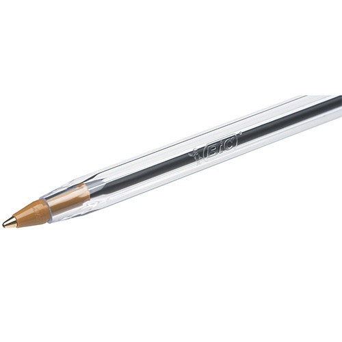 ＢＩＣ　油性ボールペン　クリスタル　ミディアム　１．０ｍｍ　黒　ＣＭＢＬＫ－１０Ｐ　１パック（１０本）2