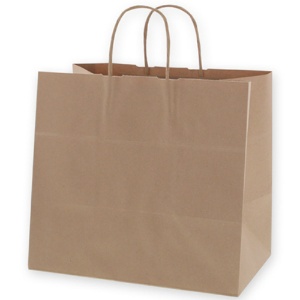 シモジマ　ＨＥＩＫＯ　紙袋　２５チャームバッグ　３２－４　未晒無地　＃３２６８２００　１パック（５０枚）1