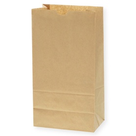 シモジマ　ＨＥＩＫＯ　紙袋　角底袋　Ｎｏ．６　未晒無地　＃４０１０６００　１パック（１００枚）